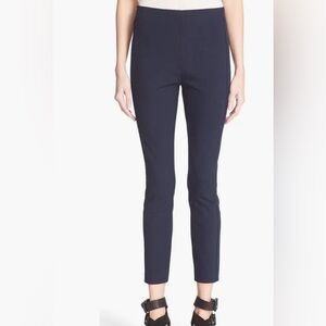 RAG & BONE SIMONE SLIM ANKLE PANTS BLACK SKINNY FLAT FRONT BACK ZIP WOMENS SZ 0